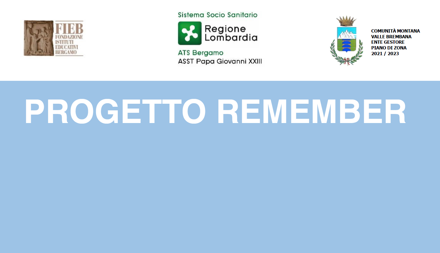 Il progetto si propone di rispondere in modo personalizzato ai bisogni delle persone affette da demenza e dei loro familiari attraverso interventi integrati psicosociali, promuovendo una rete sociale, sanitaria e di comunità.